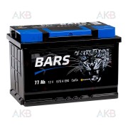 АВТОМОБИЛЬНЫЙ АККУМУЛЯТОР BARS 6СТ-77 АПЗ П.П. 77АЧ 670A (276X175X190)